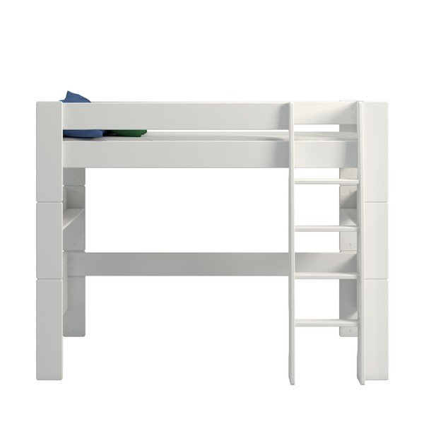 Balta paaugstināta bērnu gulta 90x200 cm Steens for Kids – Tvilum-image-1