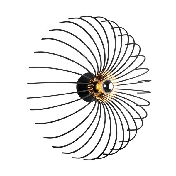 Melna sienas lampa Homemania Decor Lion-image-2