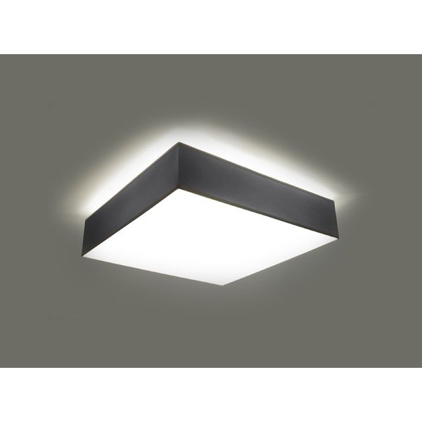 Pelēka griestu lampa 25x25 cm Mitra – Sollux-image-3