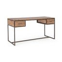 Darba galds ar akācijas koka galda virsmu 60x150 cm Elmer – Bizzotto