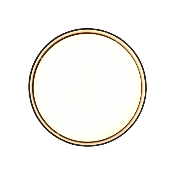 Melna LED griestu lampa ø 30 cm Locarno – Reality-image-3