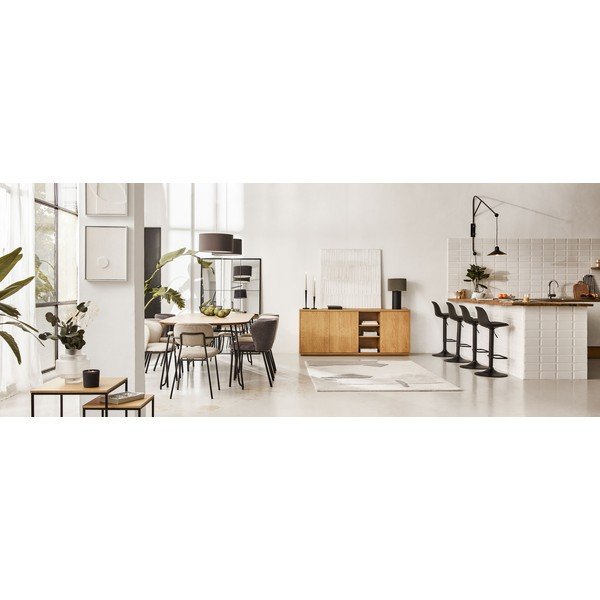 Bēši polsterēti pusdienu krēsli (2 gab.) Ciselia – Kave Home-image-3