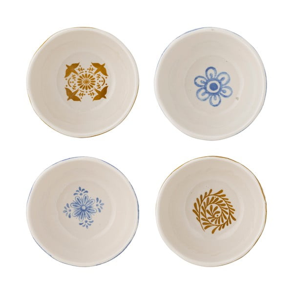 Zilas/oranžas akmensmasas bļodiņas (4 gab.) 200 ml Milton – Bloomingville-image-3