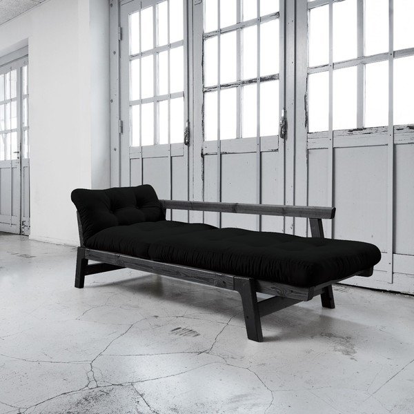 Dīvāns gulta Karup Step Black Duro-image-2