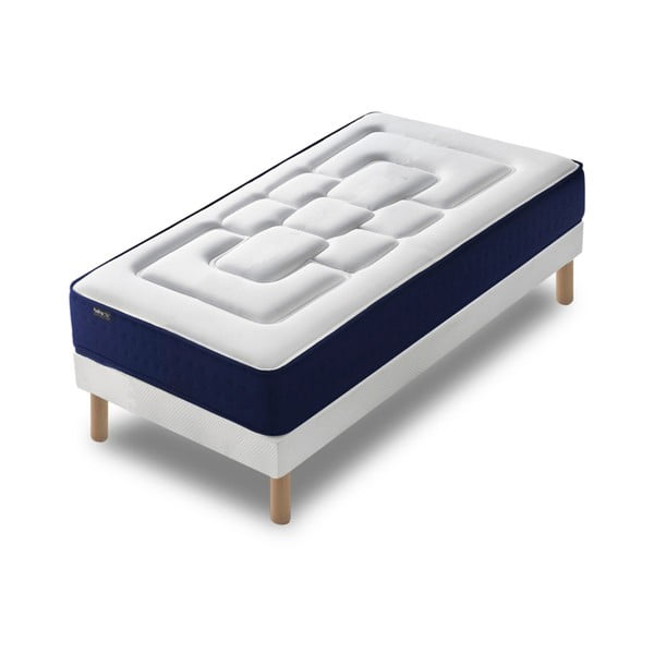 Vienvietīga gulta ar matraci Bobochic Paris Velours, 80 x 200 cm