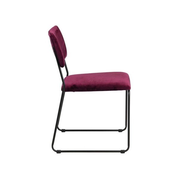 Bordo krāsas ēdamistabas krēsls Actona Cornelia-image-4