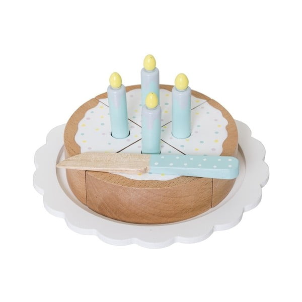 Bērnu mozaīkas mozaīka lotosa koka formas dzimšanas dienas kūka Bloomingville