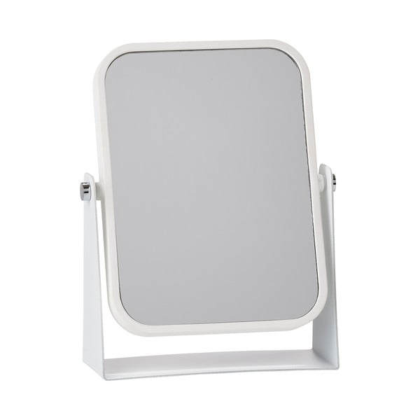 Kosmētikas galda spogulis ar baltu rāmi Zone