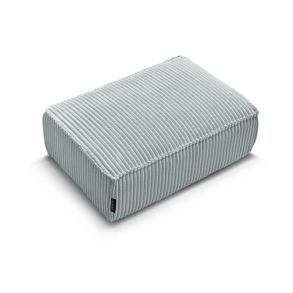 Gaiši pelēks velveta kāju soliņš Chelsea – Bobochic Paris-image-4