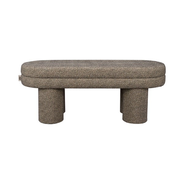 Brūns sols no buklē auduma Fern – Dutchbone