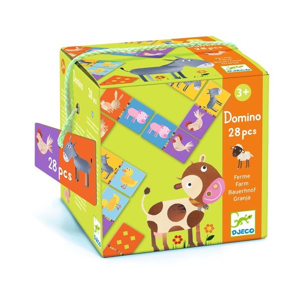 Bērnu domino Djeco On the farm-image-1