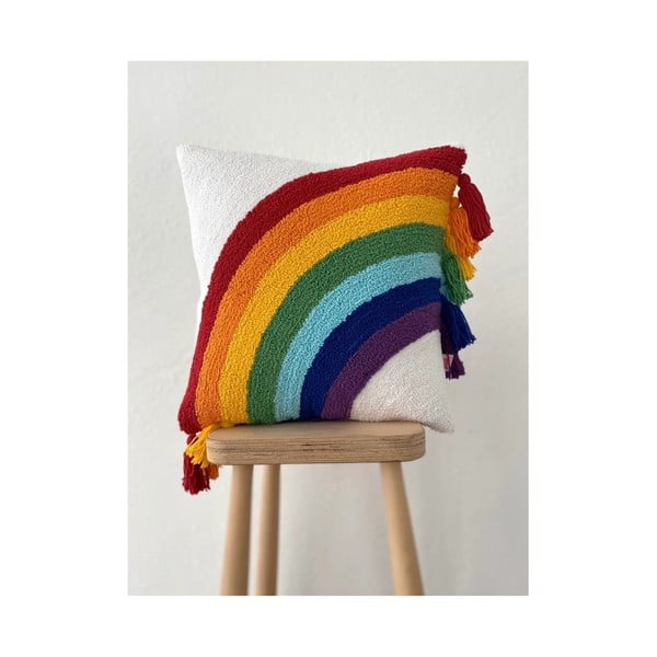 Spilvendrāna 40x40 cm Pinch Rainbow – Oyo home