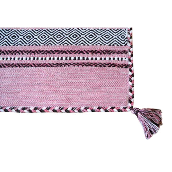 Rozā kokvilnas paklājs Webtappeti Antique Kilim, 120 x 180 cm-image-1