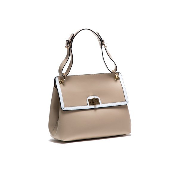 Ādas rokassoma Anna Luchini 3043 Beige-image-1
