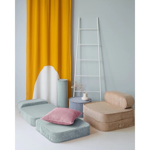 Rozā velveta bērnu dīvāna spilvens Block – Wigiwama-image-1