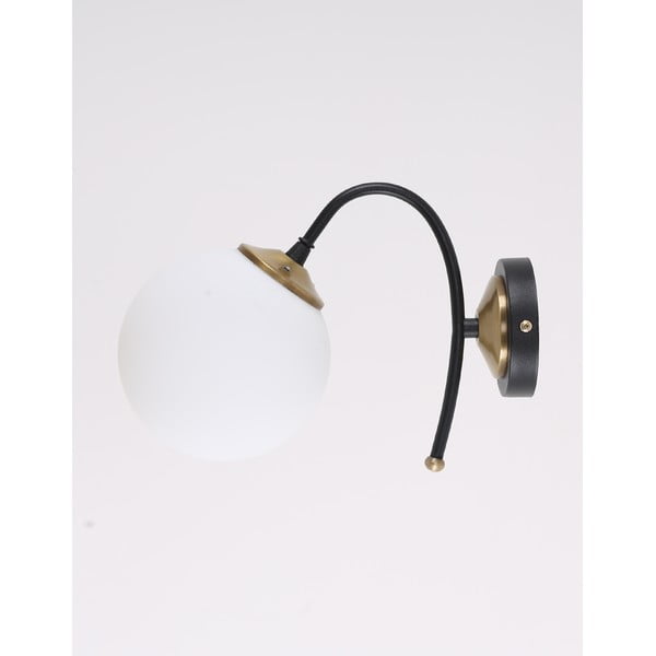 Melnbalta sienas lampa ø 15 cm Yoyo – Squid Lighting