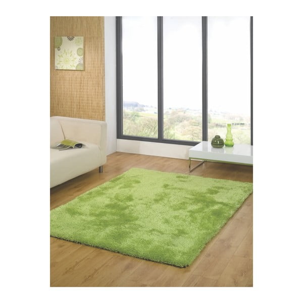 Zaļš paklājs Webtappeti Shaggy, 160 x 230 cm