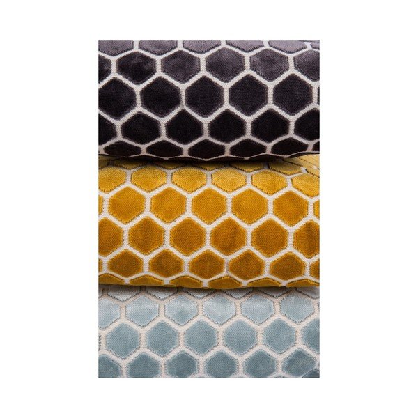 Dzeltens spilvens ar pildījumu Zuiver Monty, 45 x 45 cm-image-1