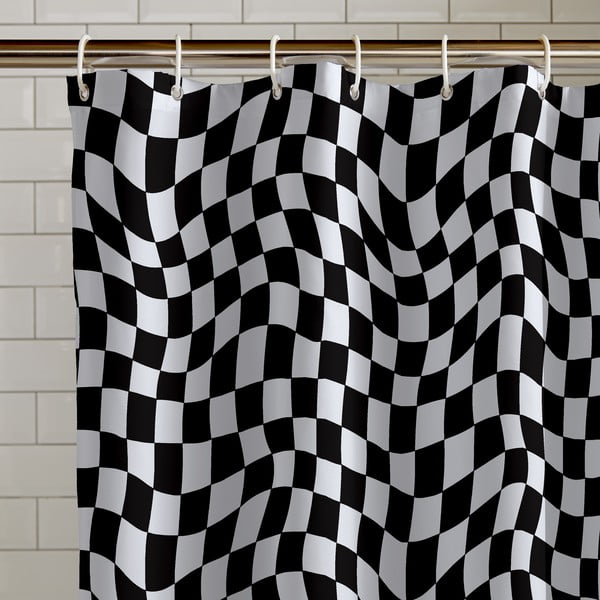 Dušas aizkars 180x180 cm Checkerboard – Catherine Lansfield