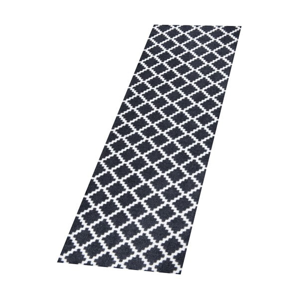 Melns un balts paklājs Zala Living Magic Elegance, 50 x 150 cm-image-1