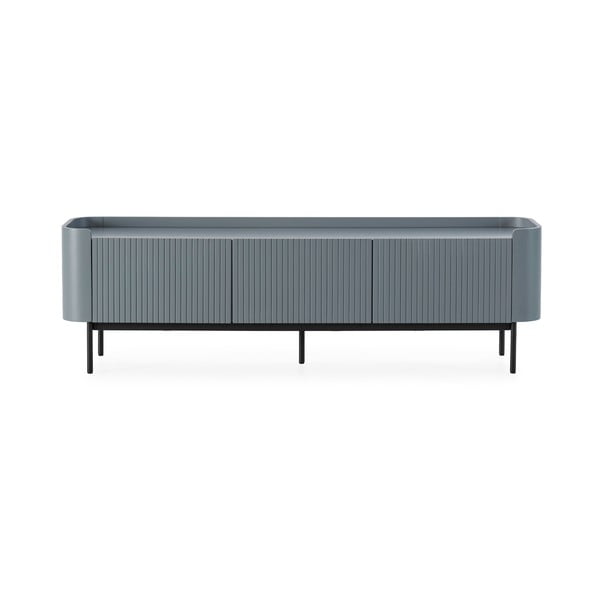 Dūmakaini zils TV galdiņš 180x55x40 cm Willa – MOME