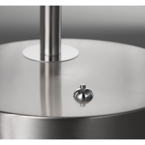 Sudraba krāsas metāla LED galda lampa ar regulējamu spilgtumu (augstums 60 cm) Dent – Fischer & Honsel-image-2