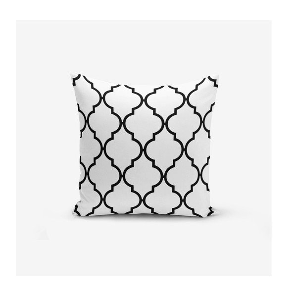 4 Spilvendrānu komplekts BW Graphic Patterns Minimalist Cushion Covers, 45 x 45 cm-image-4