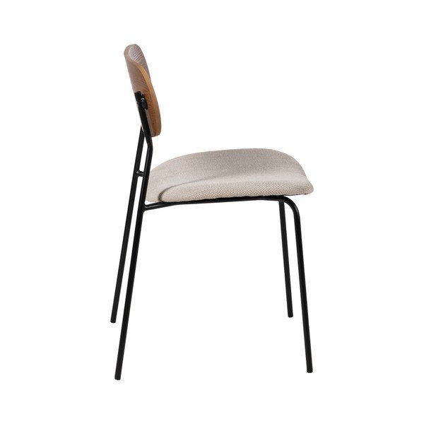 Brūni/krēmkrāsas pusdienu krēsli (4 gab.) Moe – Ixia-image-2