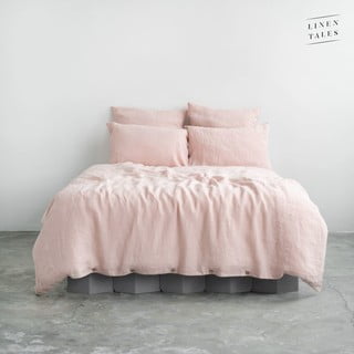 Rozā lina gultas veļa 200x140 cm – Linen Tales