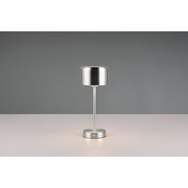 Sudraba krāsas LED galda lampa ar regulējamu spilgtumu (augstums 30 cm) Jeff – Reality-image-3