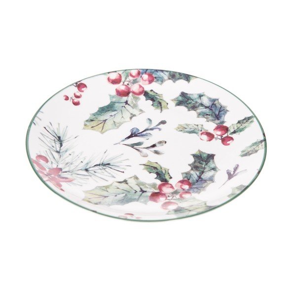 Balts deserta porcelāna šķīvis ø 19 cm – Dakls