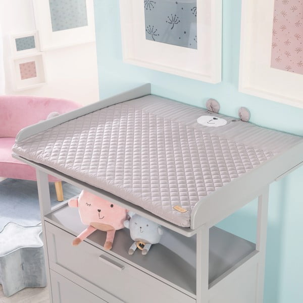 Gaiši pelēks bērnu rotaļu paklājiņš Roba style – Roba-image-3