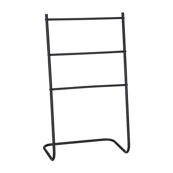 Matēti melns metāla dvieļu turētājs Aracena – Allstar-image-2