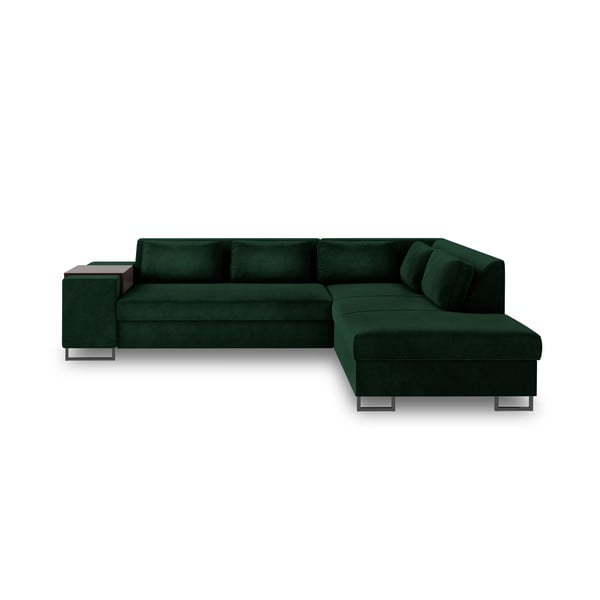 Zaļa dīvāns gulta Cosmopolitan Design San Diego, labais stūris