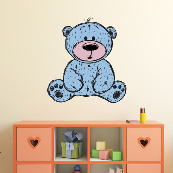 Sienas uzlīme Ambiance Teddy Bear, 60 x 55 cm