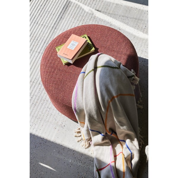 Sarkans pufs Marshmellow – Hübsch-image-2