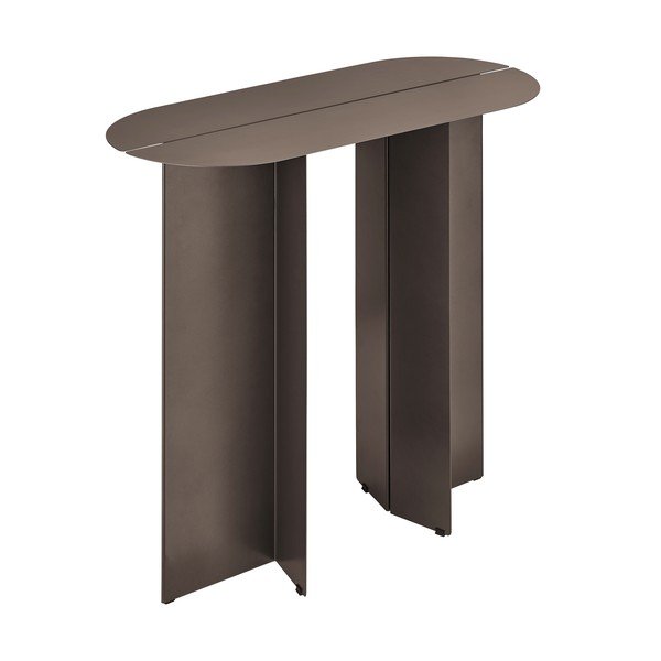 Brūns tērauda konsoles galds 35x80 cm Oru – Blomus-image-3