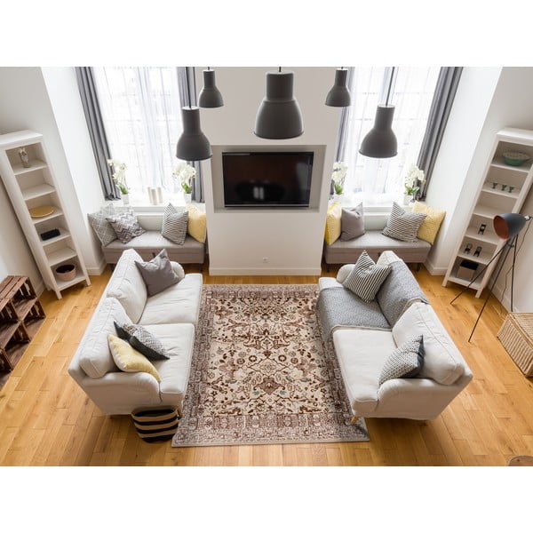 Gaiši brūns paklājs 133x190 cm Sensi Jim – FD-image-2