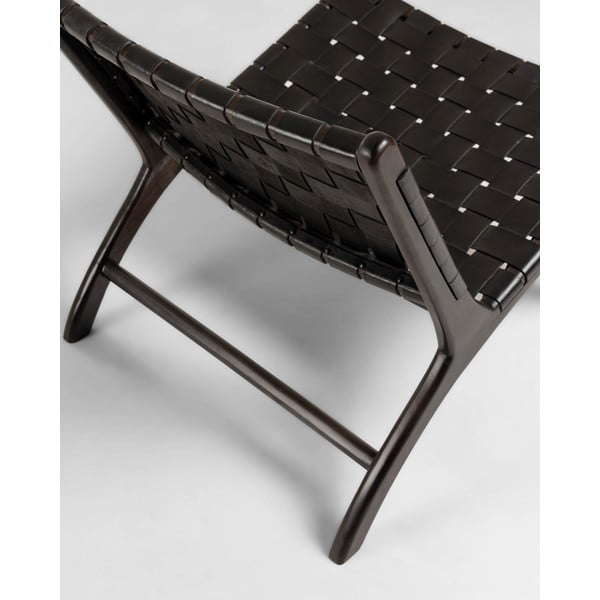 Melns krēsls ar pinumu Calixta – Kave Home-image-4