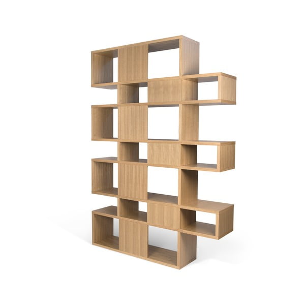 Brūns grāmatu plaukts TemaHome London, 220 x 34 cm-image-3