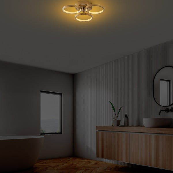 Zelta krāsas LED griestu lampa ø 17 cm Halka – Opviq lights-image-3
