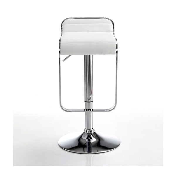 Balts/sudraba krāsas bāra krēsls 67 cm Snappy – Tomasucci-image-1