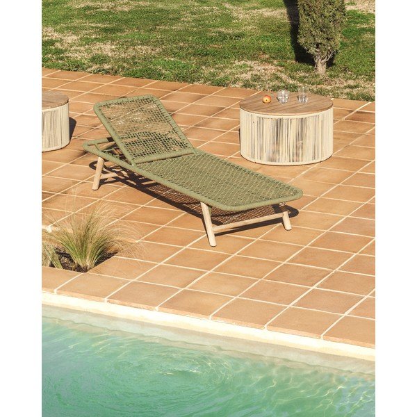 Apaļš dārza kafijas galdiņš ar akācijas koka galda virsmu ø 70 cm Dandara – Kave Home-image-2