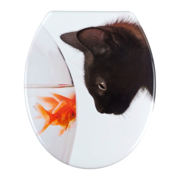Tualetes poda sēdeklis Wenko Fish & Cat, 45 x 37,5 cm