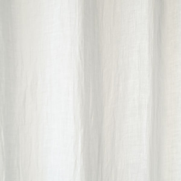 Balts viegls lina aizkars ar cilpām Linen Tales Daytime, 275 x 130 cm-image-3