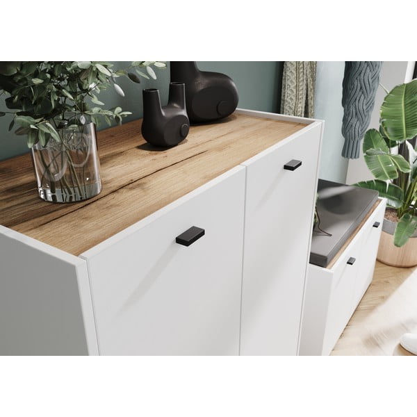 Balts/dabīga toņa apavu plaukts Lucena – Germania-image-1