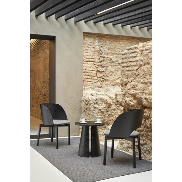 Melns sānu galdiņš Teulat Cep, ø 50 cm-image-3