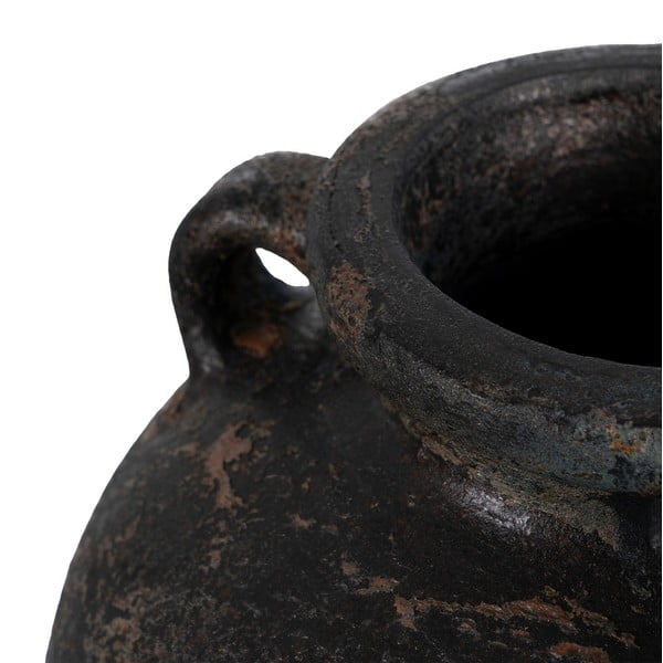 Tumši brūna terakotas augsta vāze (augstums 60 cm) Artem – Ixia-image-1