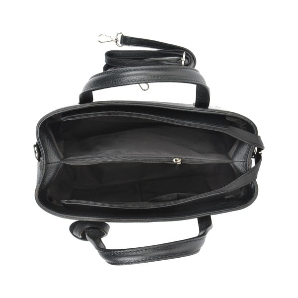 Melna ādas somiņa Sofia Cardoni Lacy-image-3