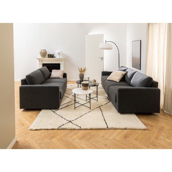 Apaļš sānu galdiņš ar marmora virsmu ø 52 cm Avila – Actona-image-3